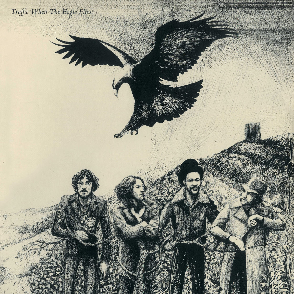Traffic – WHEN THE EAGLE FLIES(LP)  by TRAFFIC vinyl record cover