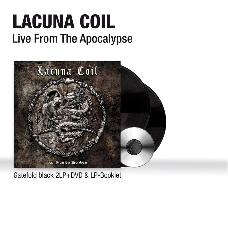 Lacuna Coil – Live from the Apocalypse vinyl record cover