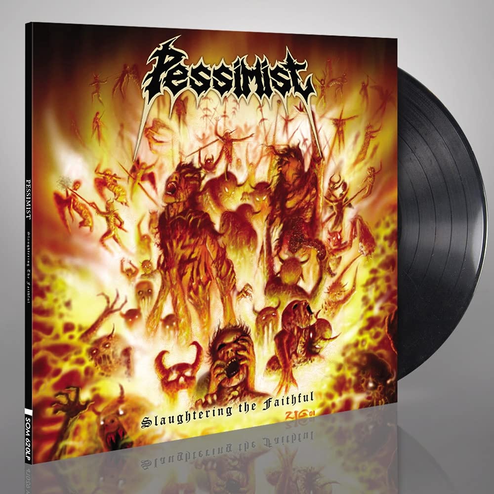 Pessimist – Slaughtering the Faithful vinyl record cover