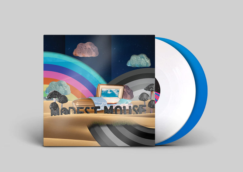 Modest Mouse – Golden Casket (Deluxe Edition) (White/Sky Blue Vinyl) vinyl record cover