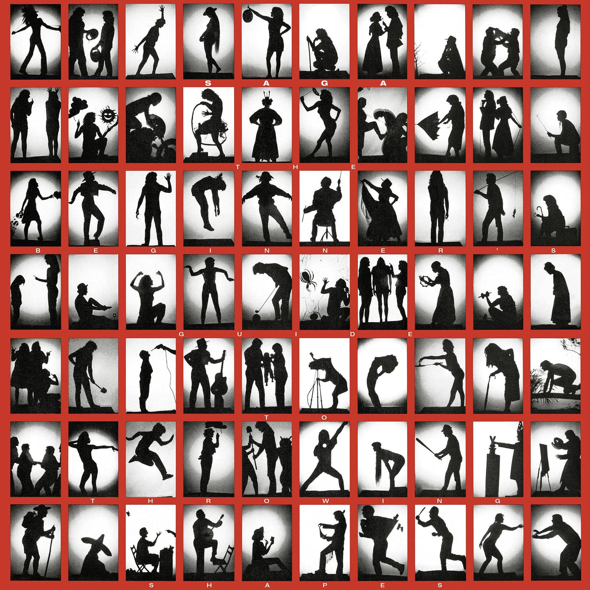 Saga – The Beginner's Guide to Throwing Shapes vinyl record cover