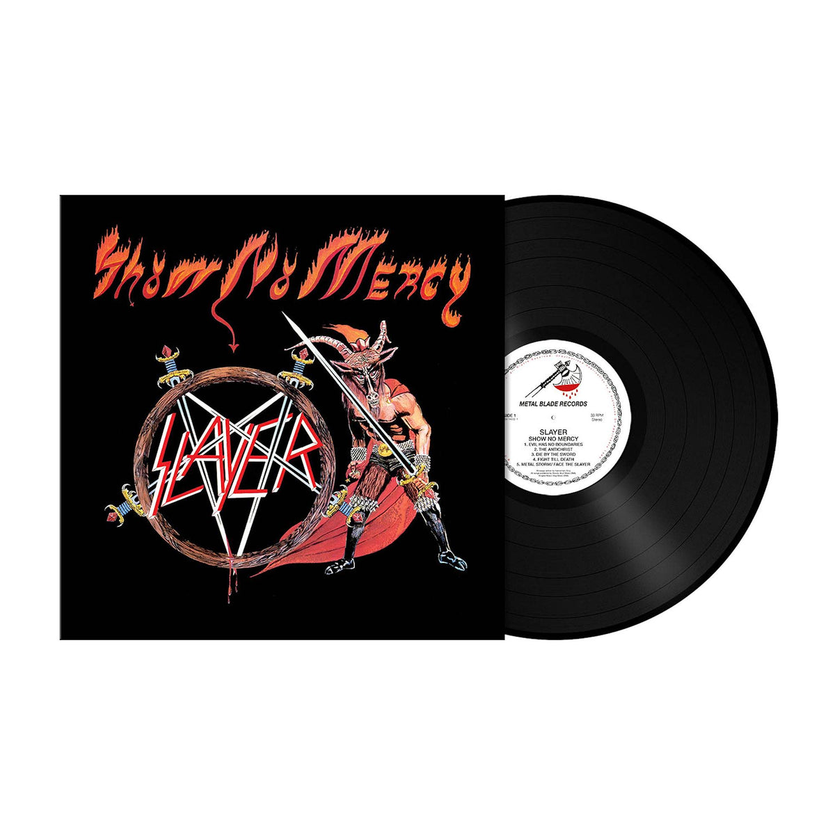 Slayer – Show No Mercy vinyl record cover