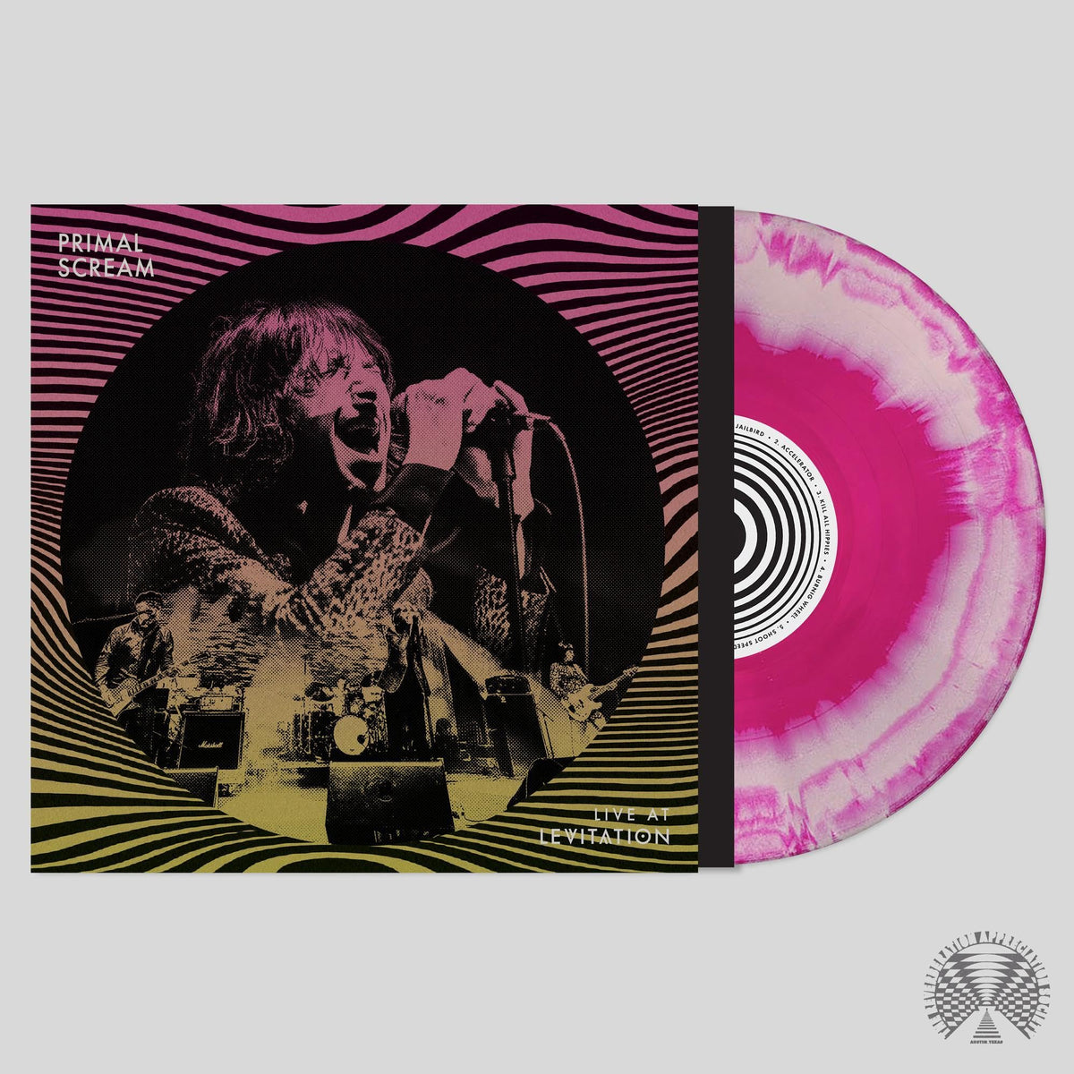 Primal Scream – Live at Levitation vinyl record cover