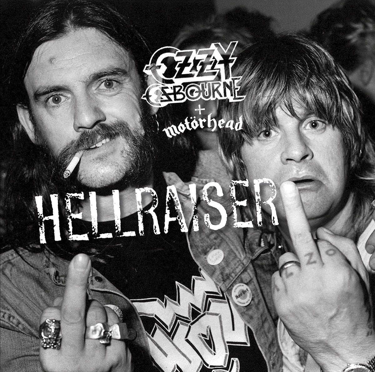 Ozzy Osbourne & Motörhead – Hellraiser vinyl record cover