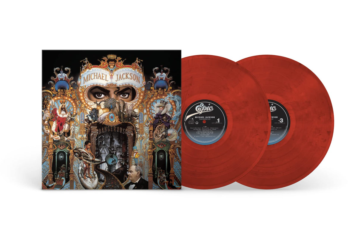 Michael Jackson – Dangerous (Coloured Vinyl) vinyl record cover