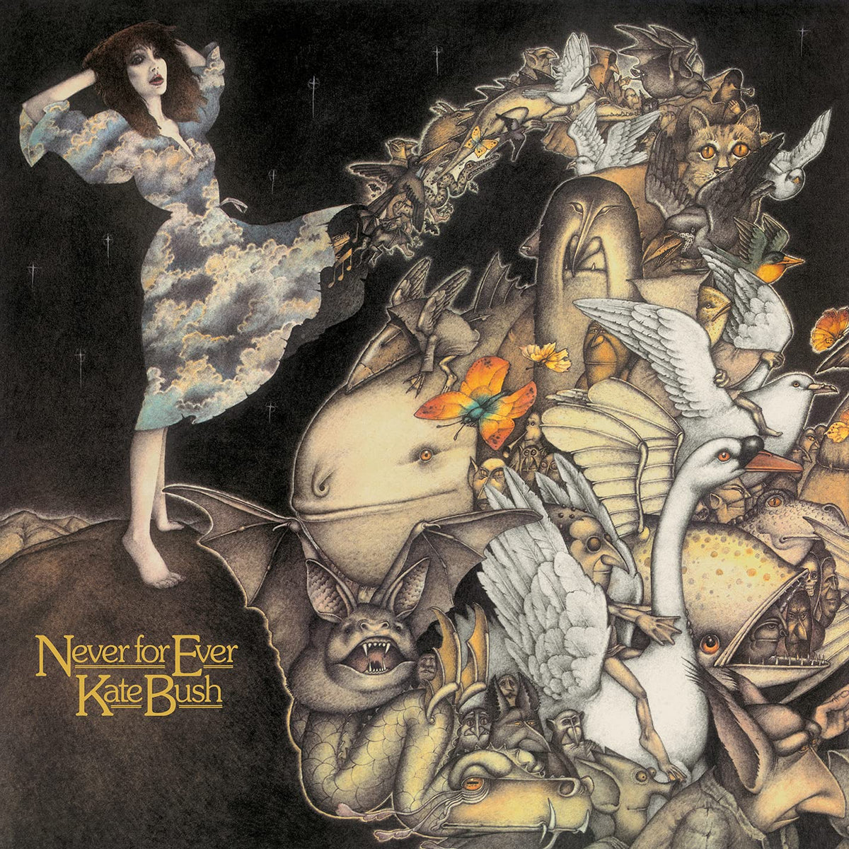 Kate Bush – NEVER FOR EVER (2018 REMASTER)  by KATE BUSH vinyl record cover