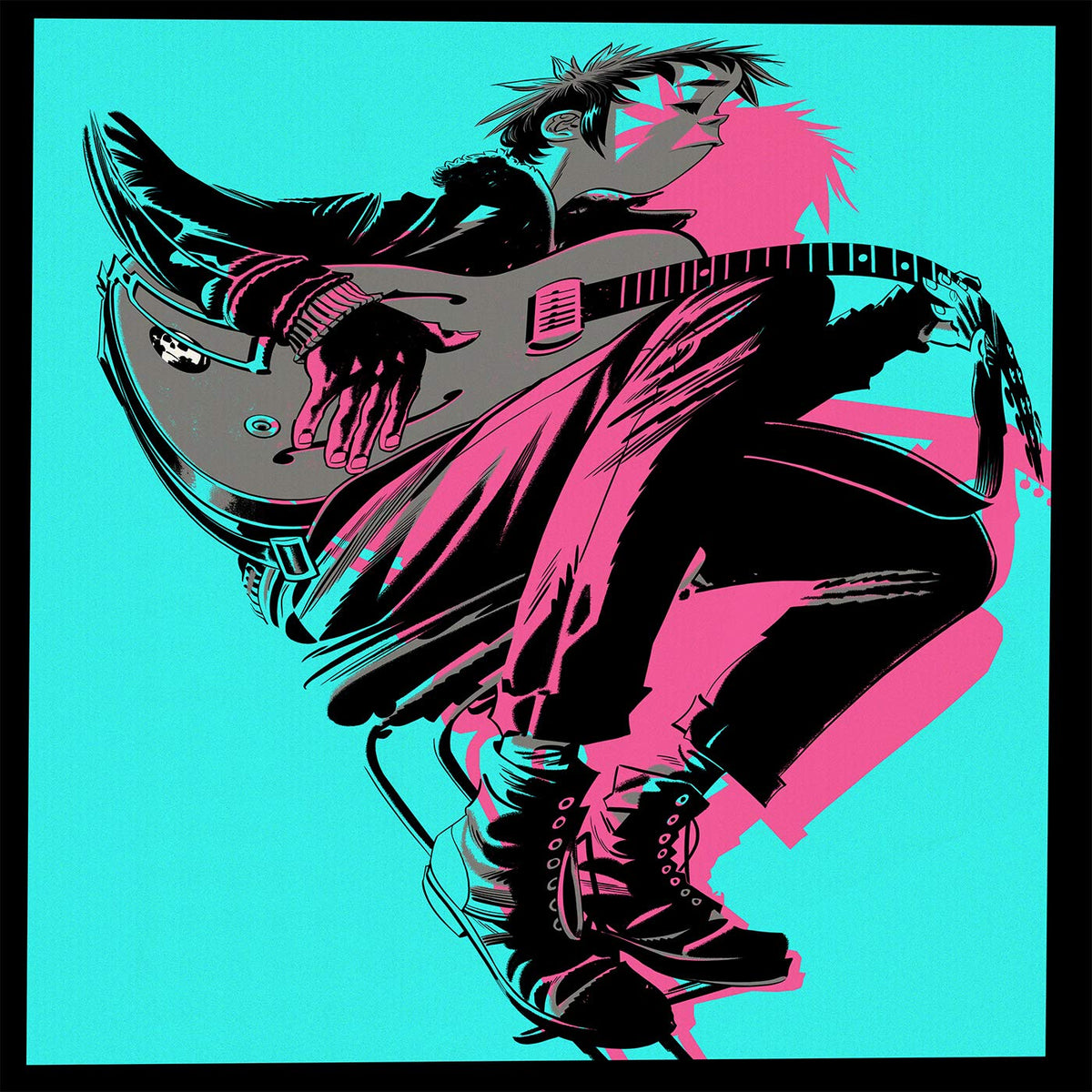 Gorillaz – The Now Now vinyl record cover