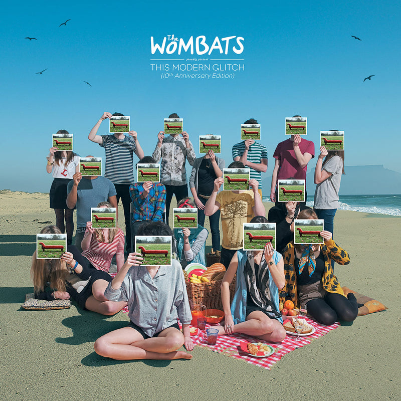 The Wombats – THE WOMBATS PROUDLY PRESENT... THIS MODERN GLITCH (10TH ANNIVERSARY EDITION) (BLUE/GOLD) by WOMBATS,THE vinyl record cover