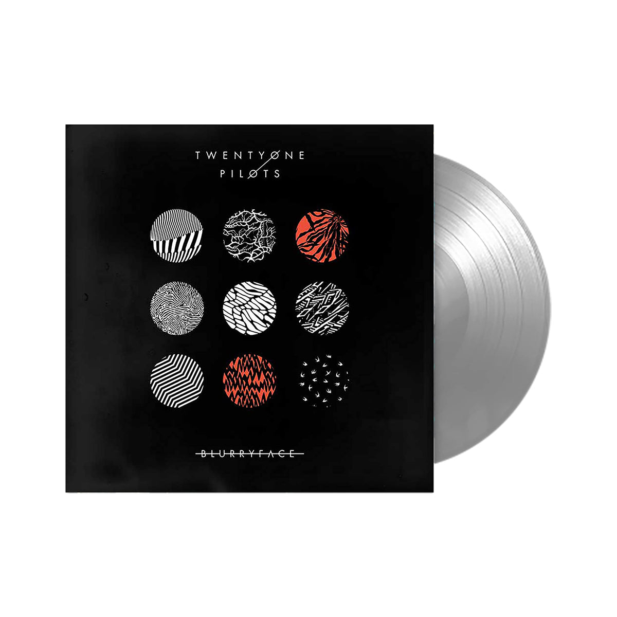 Twenty One Pilots – Blurryface (Silver Vinyl) (2LP) vinyl record cover