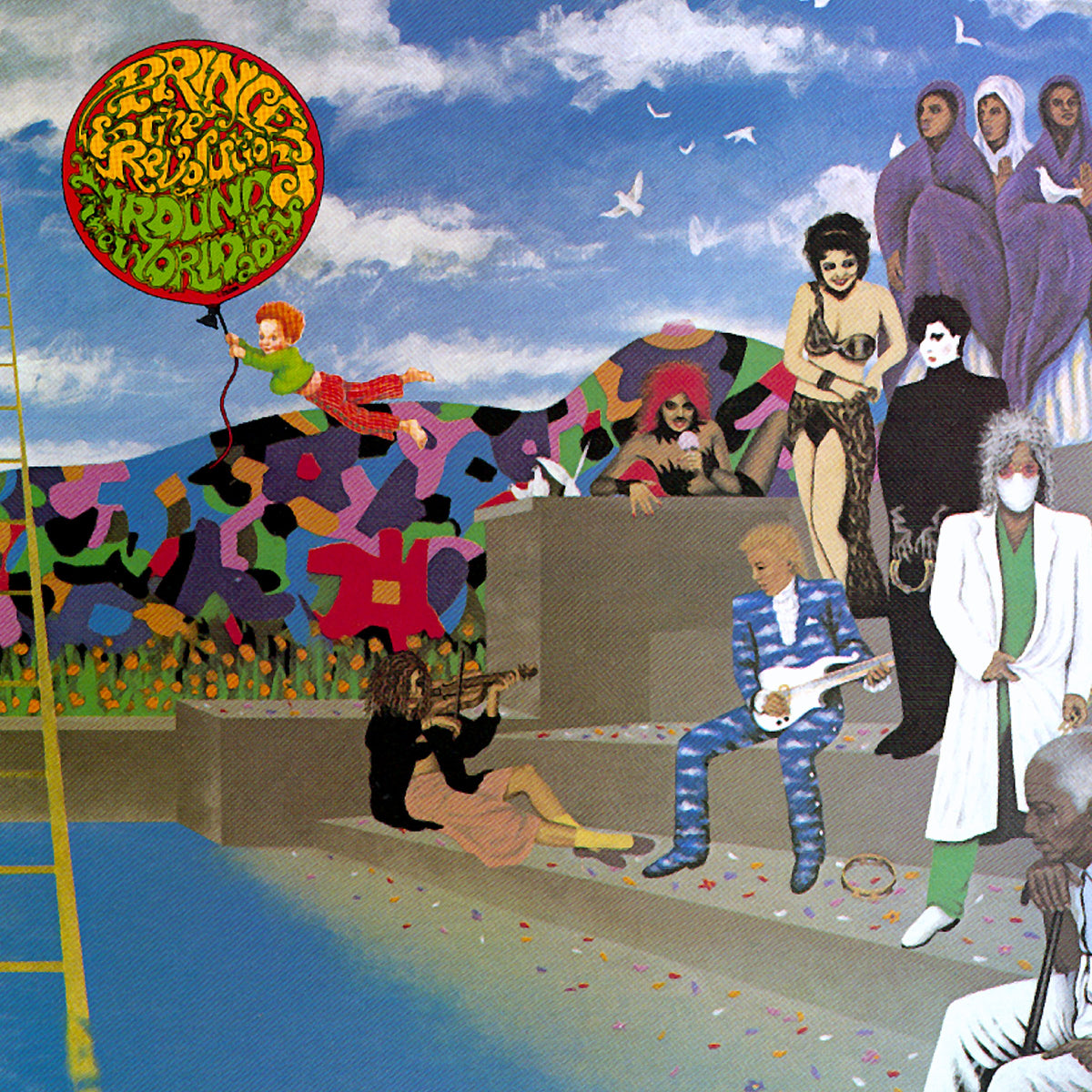 Prince and The Revolution – Around the World in a Day vinyl record cover