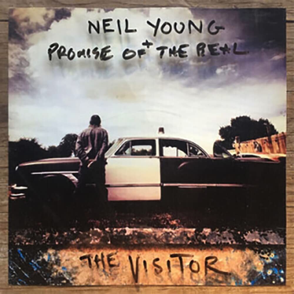 Neil Young and Promise of the Real – The Visitor vinyl record cover