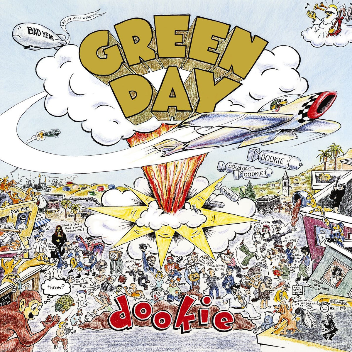 Green Day – Dookie vinyl record cover