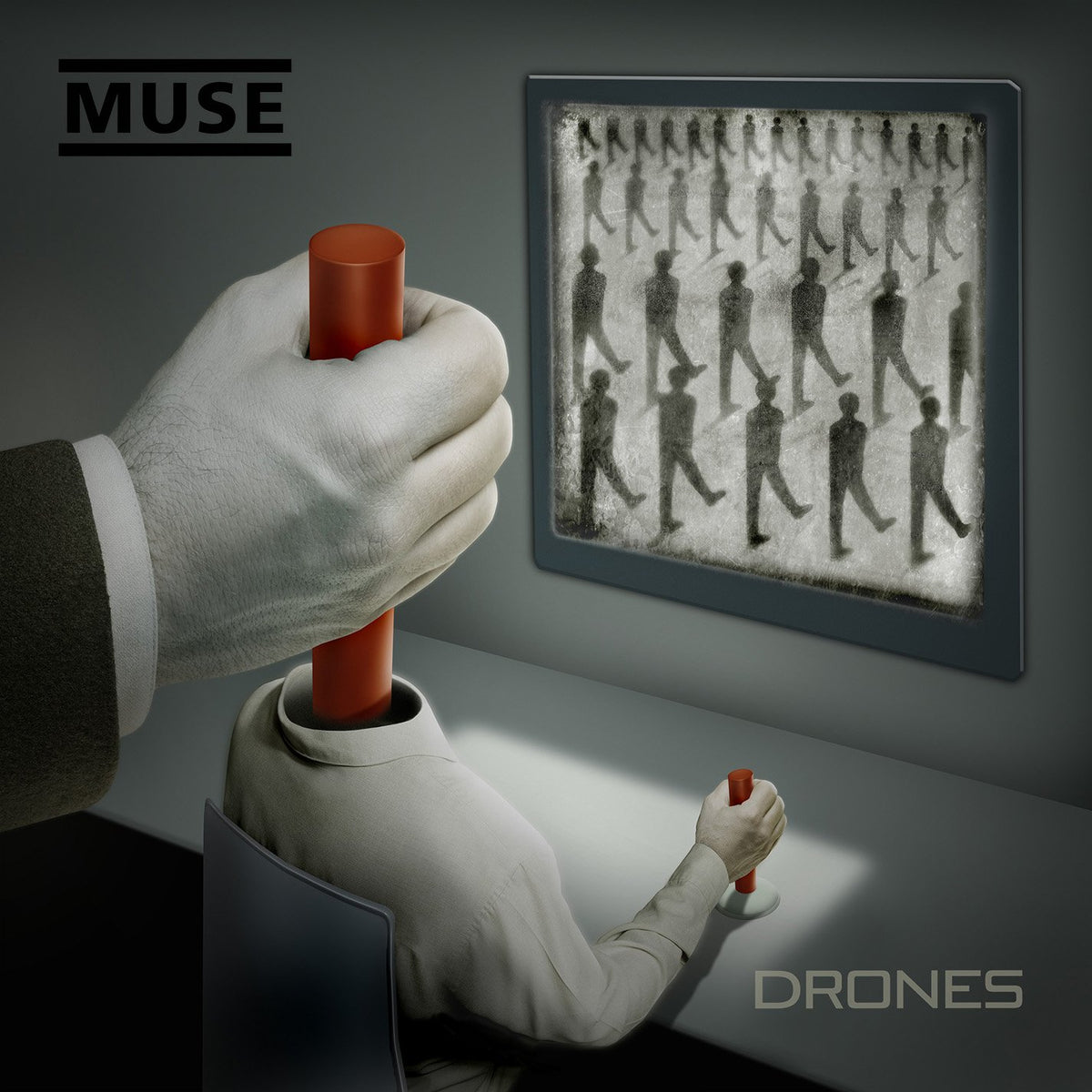 Muse – Drones vinyl record cover