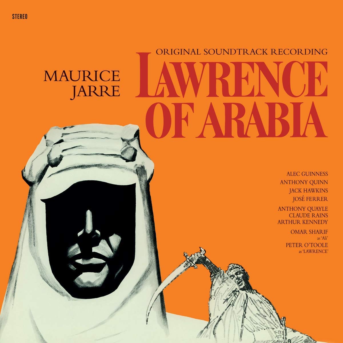 Maurice Jarre – Lawrence of Arabia (Coloured Vinyl) vinyl record cover