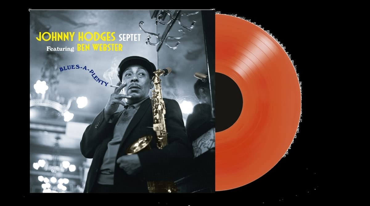 Johnny Hodges Septet featuring Ben Webster – Blues-a-plenty vinyl record cover