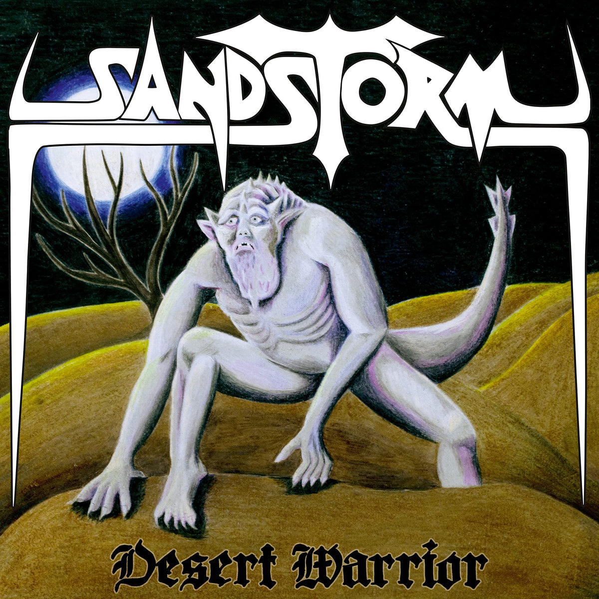Sandstorm – Desert Warrior vinyl record cover
