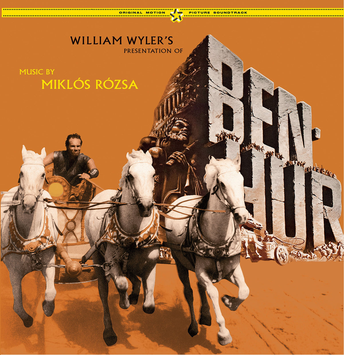 Miklós Rózsa – Ben-Hur vinyl record cover