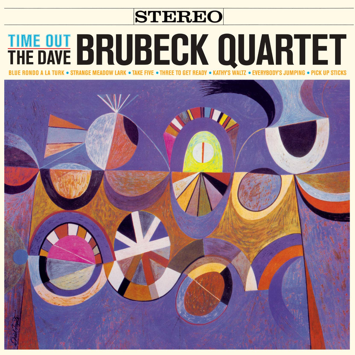 Dave Brubeck – Time Out (Limited Solid Orange Vinyl) vinyl record cover