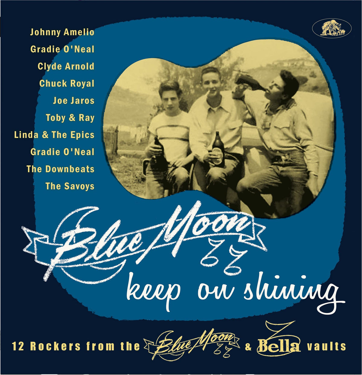 Various Artists – Blue Moon Keep On Shining vinyl record cover