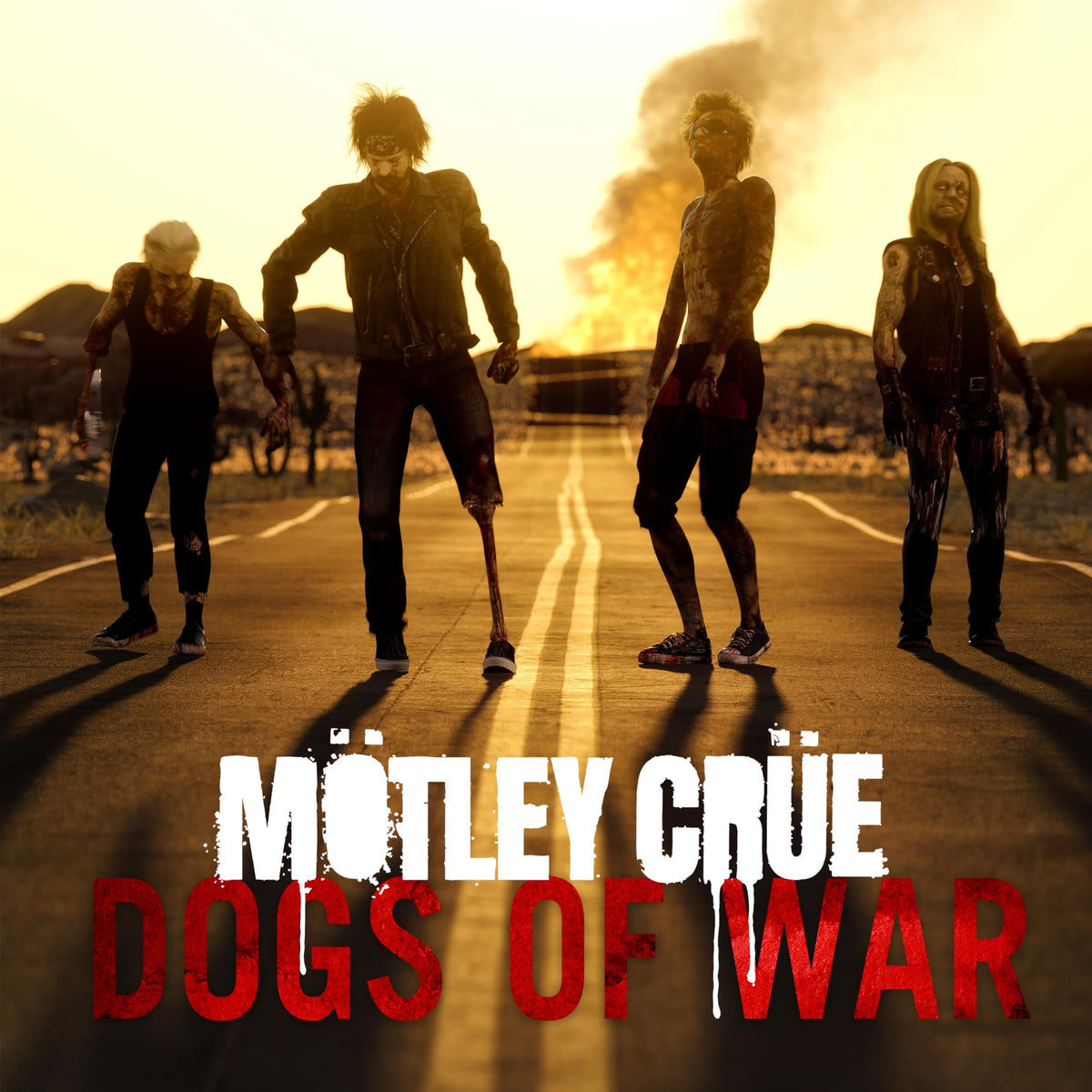 Mötley Crüe – Dogs of War vinyl record cover
