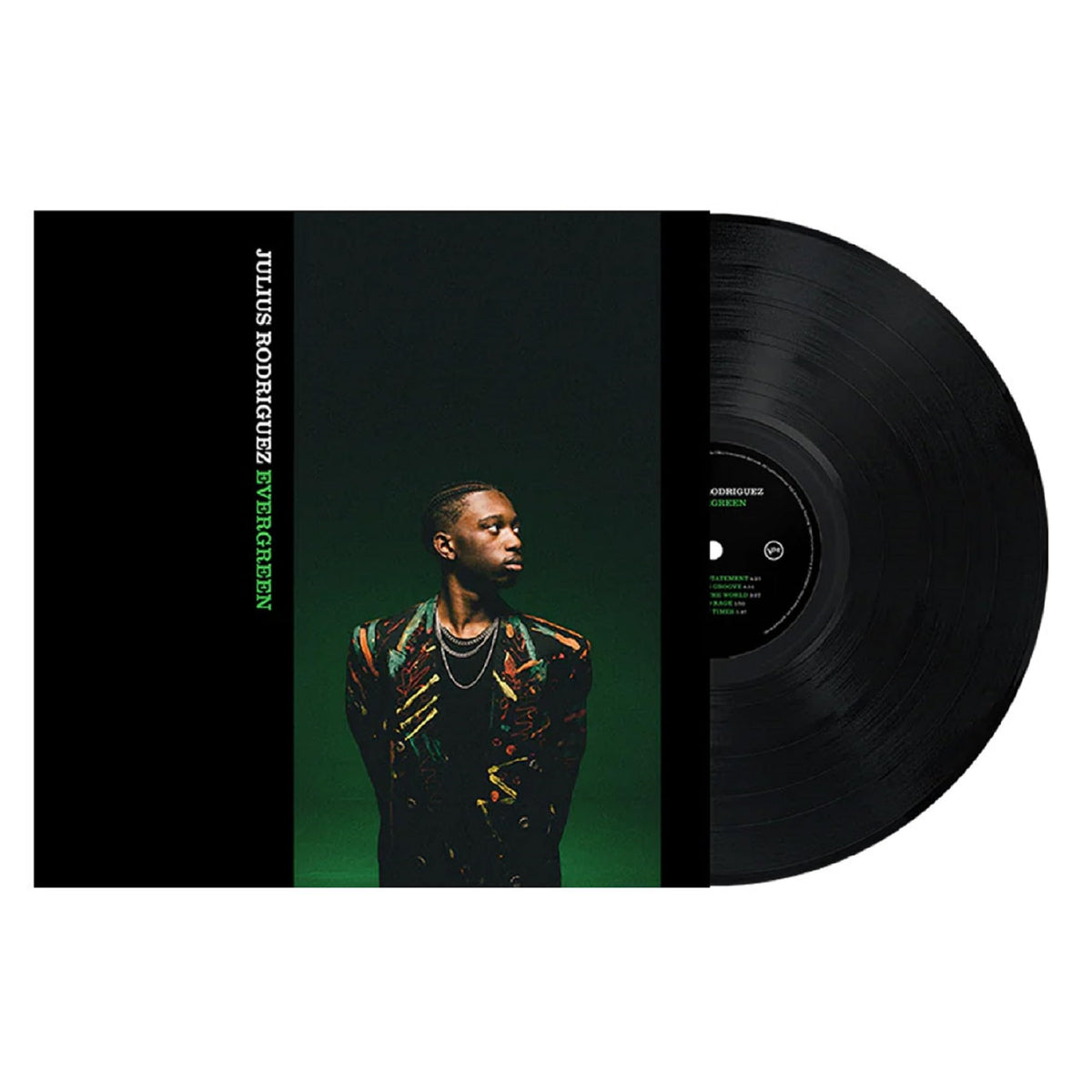 Julius Rodriquez – Evergreen vinyl record cover