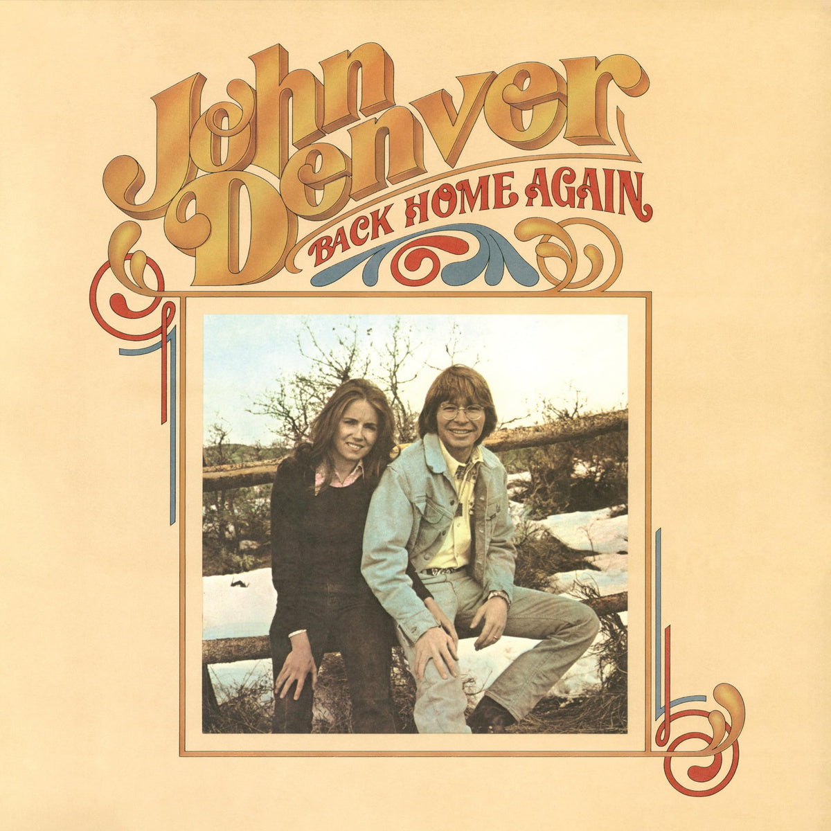 John Denver – Back Home Again vinyl record cover
