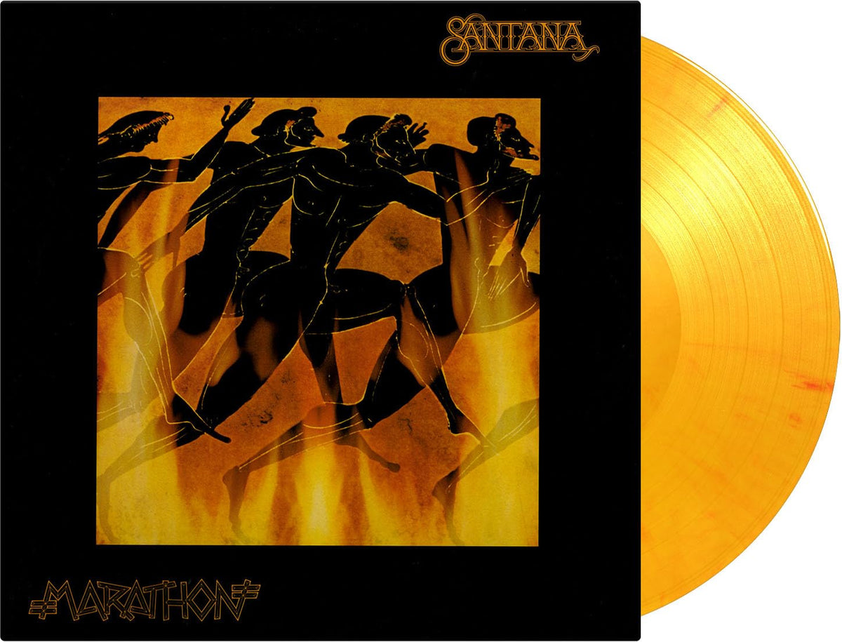 Santana – Marathon (Yellow, Red & Orange Coloured Vinyl) (LP)  by Santana vinyl record cover