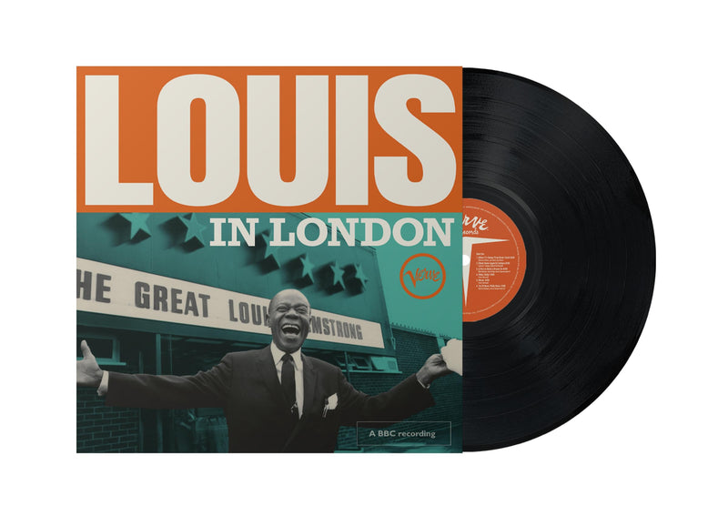 Louis Armstrong – Louis in London vinyl record cover