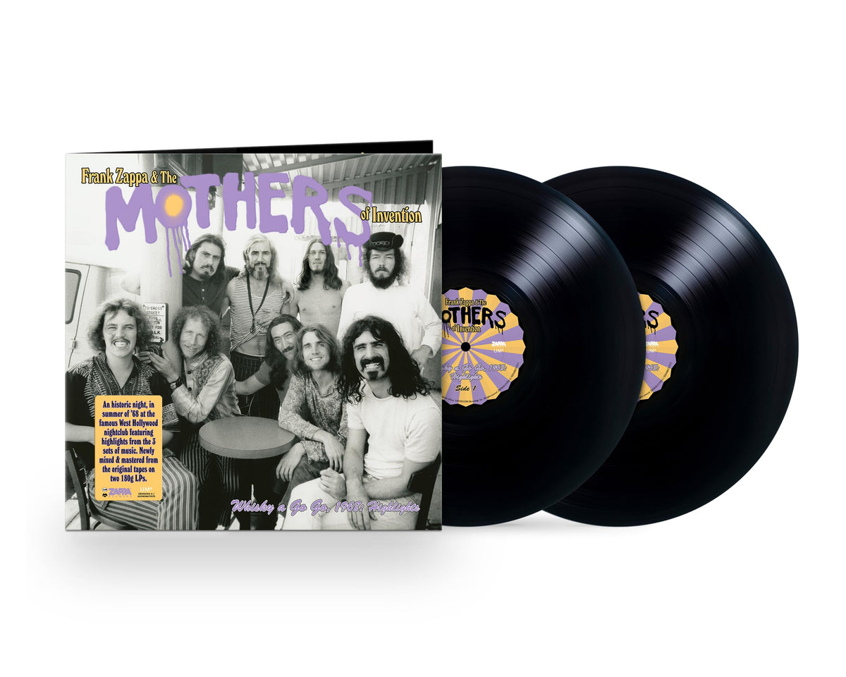 Frank Zappa & The Mothers of Invention – Whiskey a Go Go 1968 vinyl record cover
