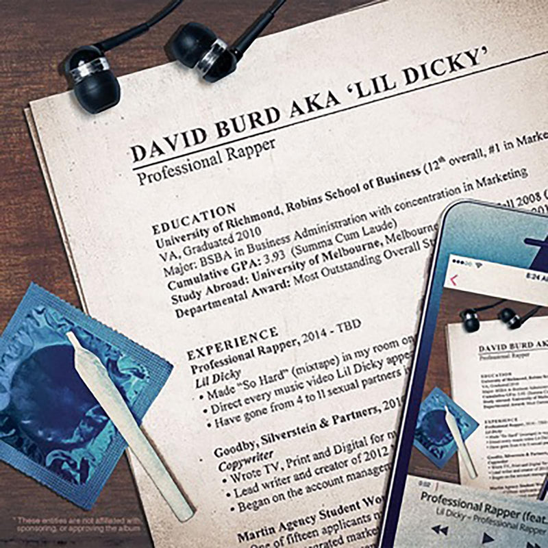 Lil Dicky – Professional Rapper vinyl record cover