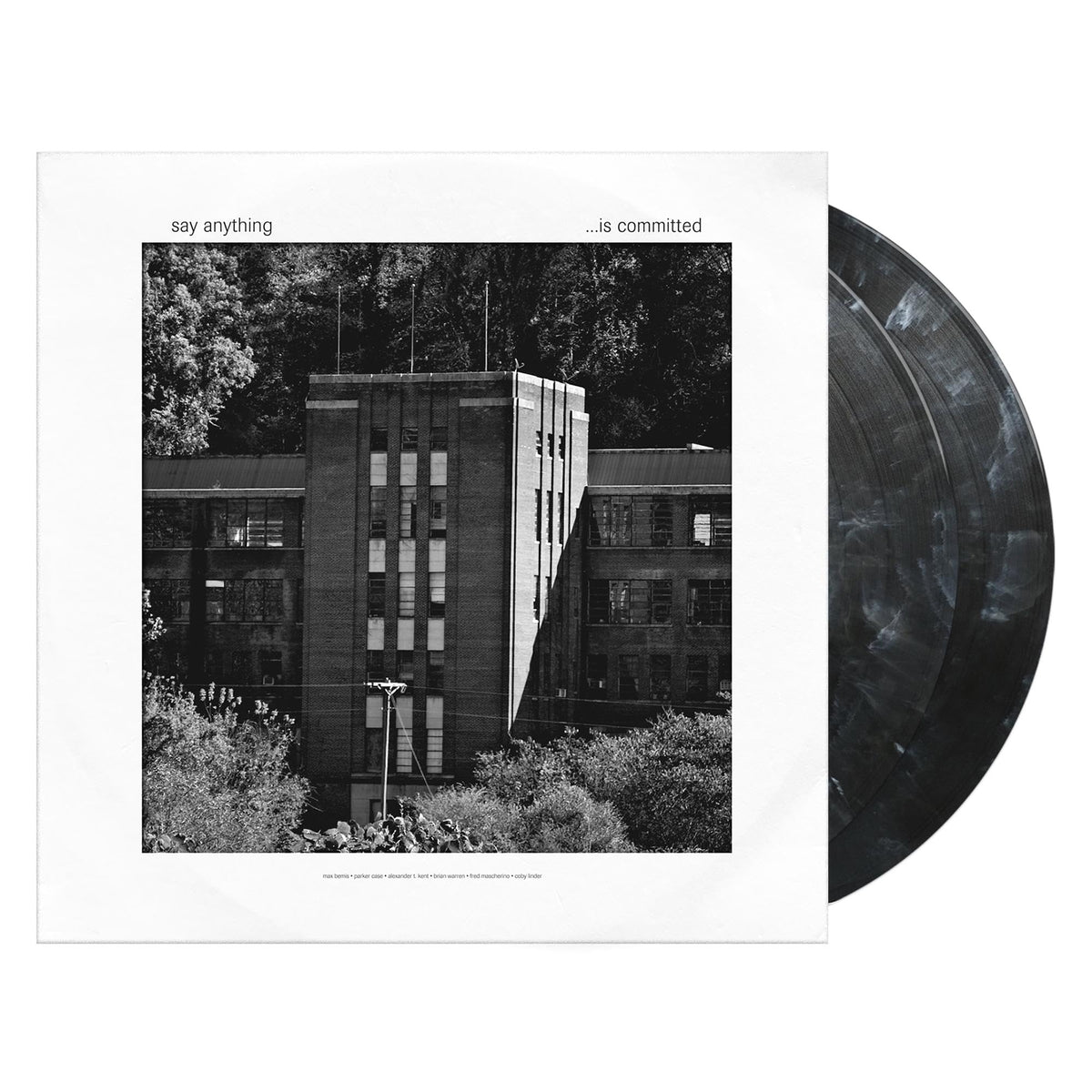 Say Anything – ...Is Committed Indie Exclusive Vinyl (Black Marble)  by Say Anything vinyl record cover
