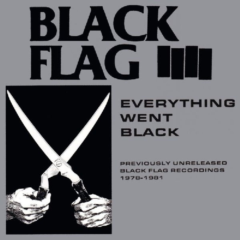 Black Flag – Everything Went Black vinyl record cover