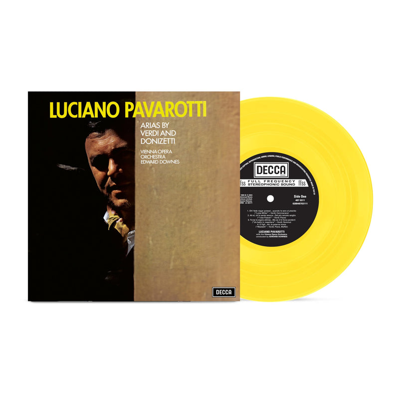 Giuseppe Verdi – Luciano Pavarotti: Arias By Verdi and Donizetti vinyl record cover