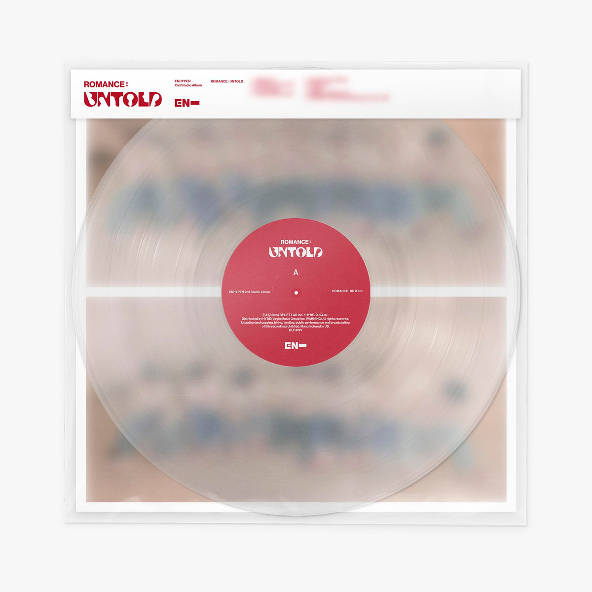 Enhypen – ROMANCE UNTOLD (LP)  by ENHYPEN vinyl record cover