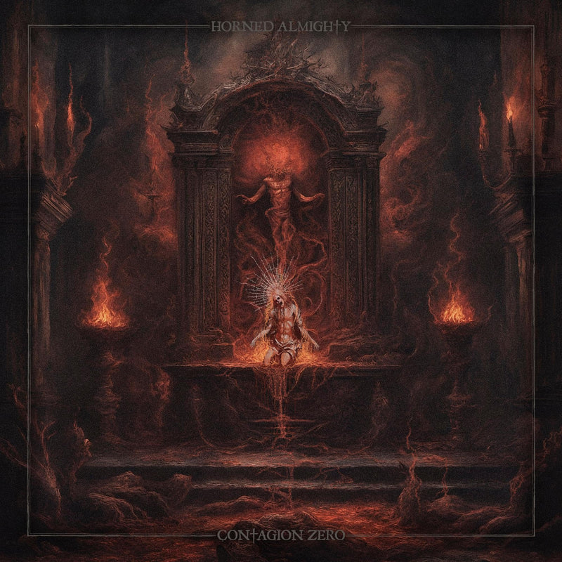 Horned Almighty – Contagion Zero vinyl record cover