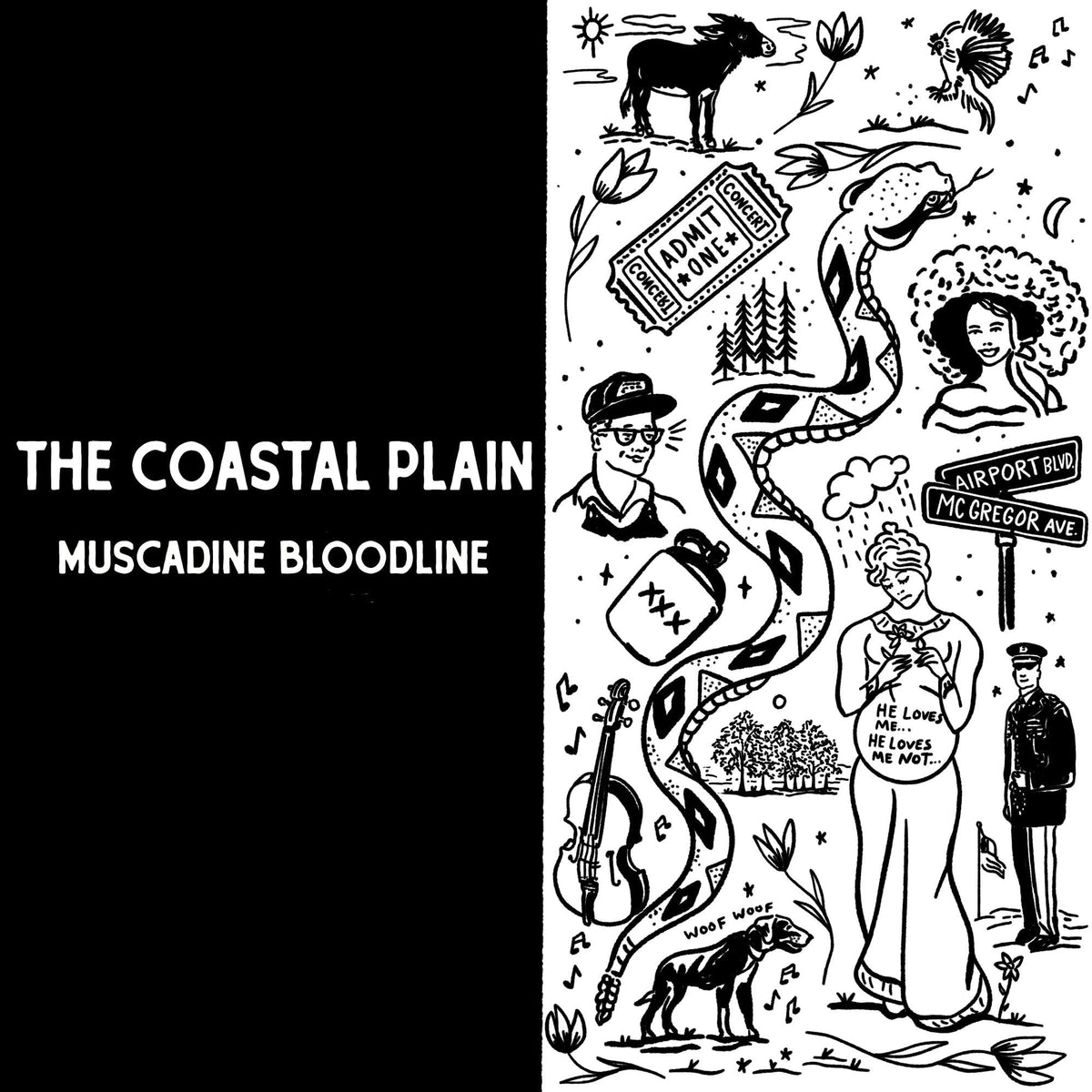 Muscadine Bloodline – The Coastal Plain vinyl record cover