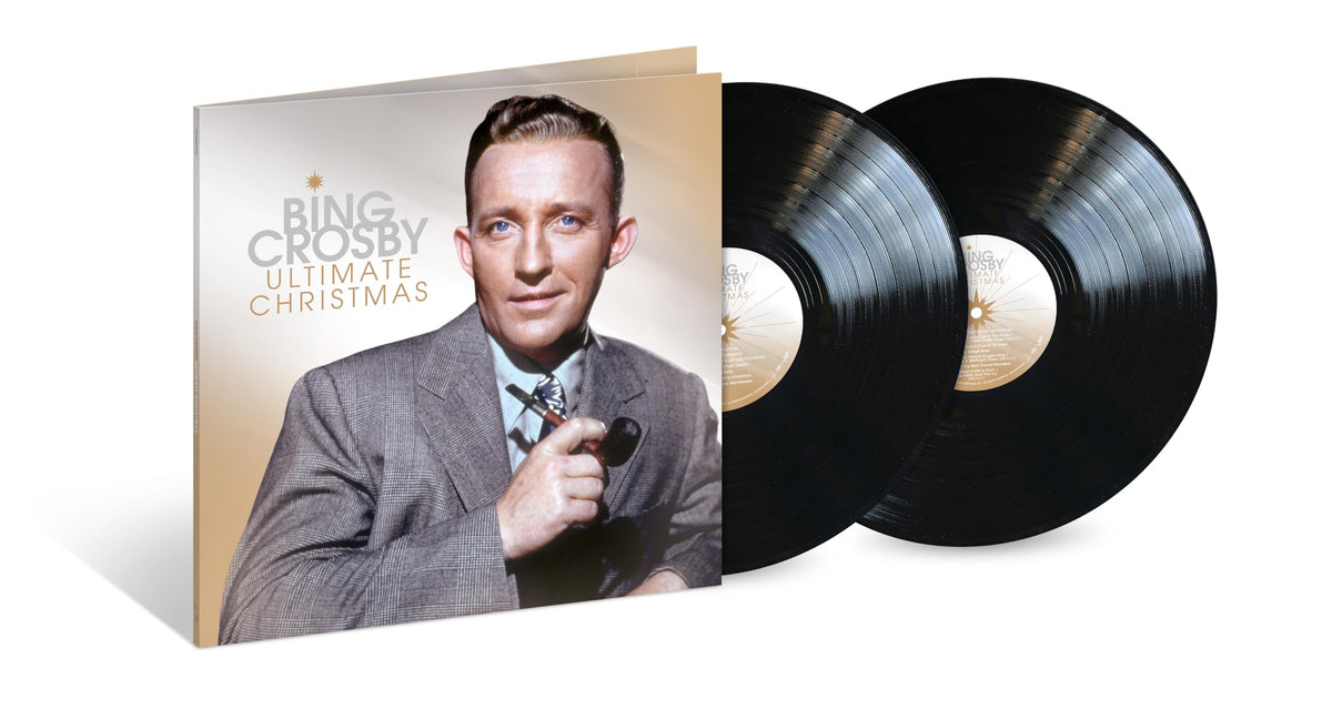 Bing Crosby – Ultimate Christmas vinyl record cover