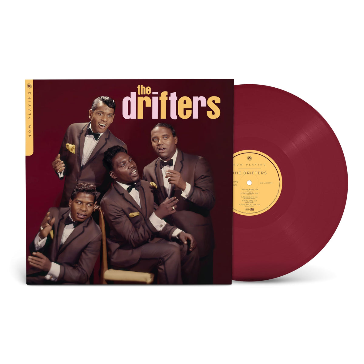 The Drifters – Now Playing vinyl record cover