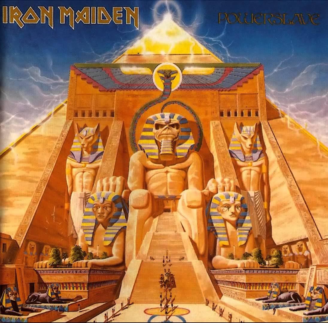 Iron Maiden – Powerslave vinyl record cover