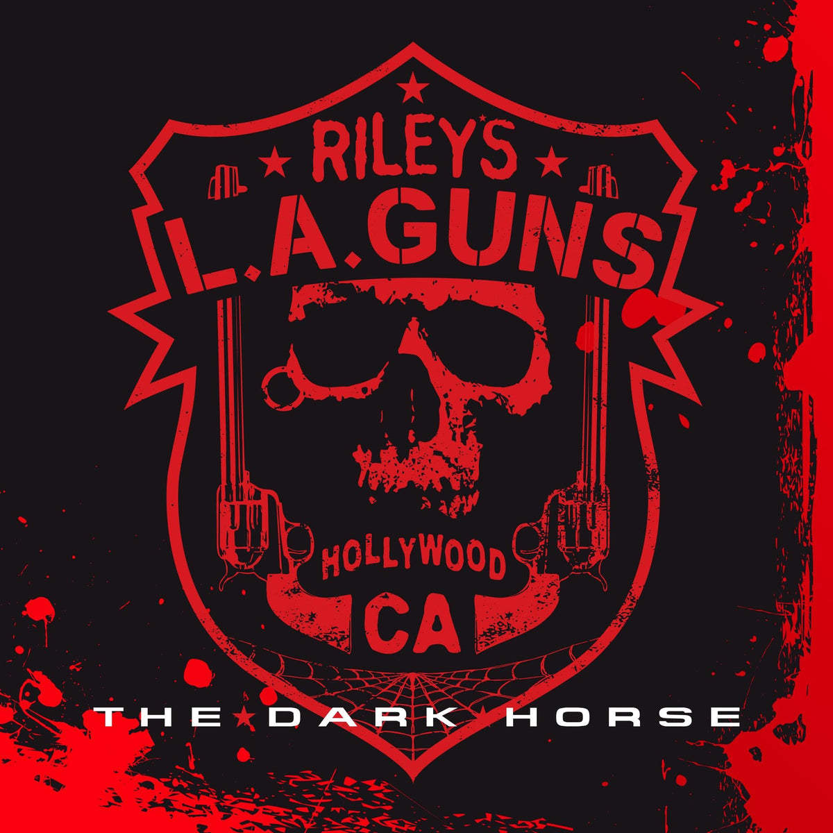 Riley's L.A. Guns – The Dark Horse vinyl record cover