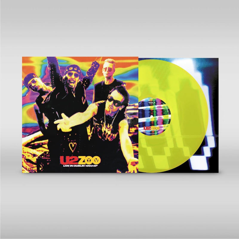 U2 – ZOO TV Live in Dublin 1993 EP vinyl record cover