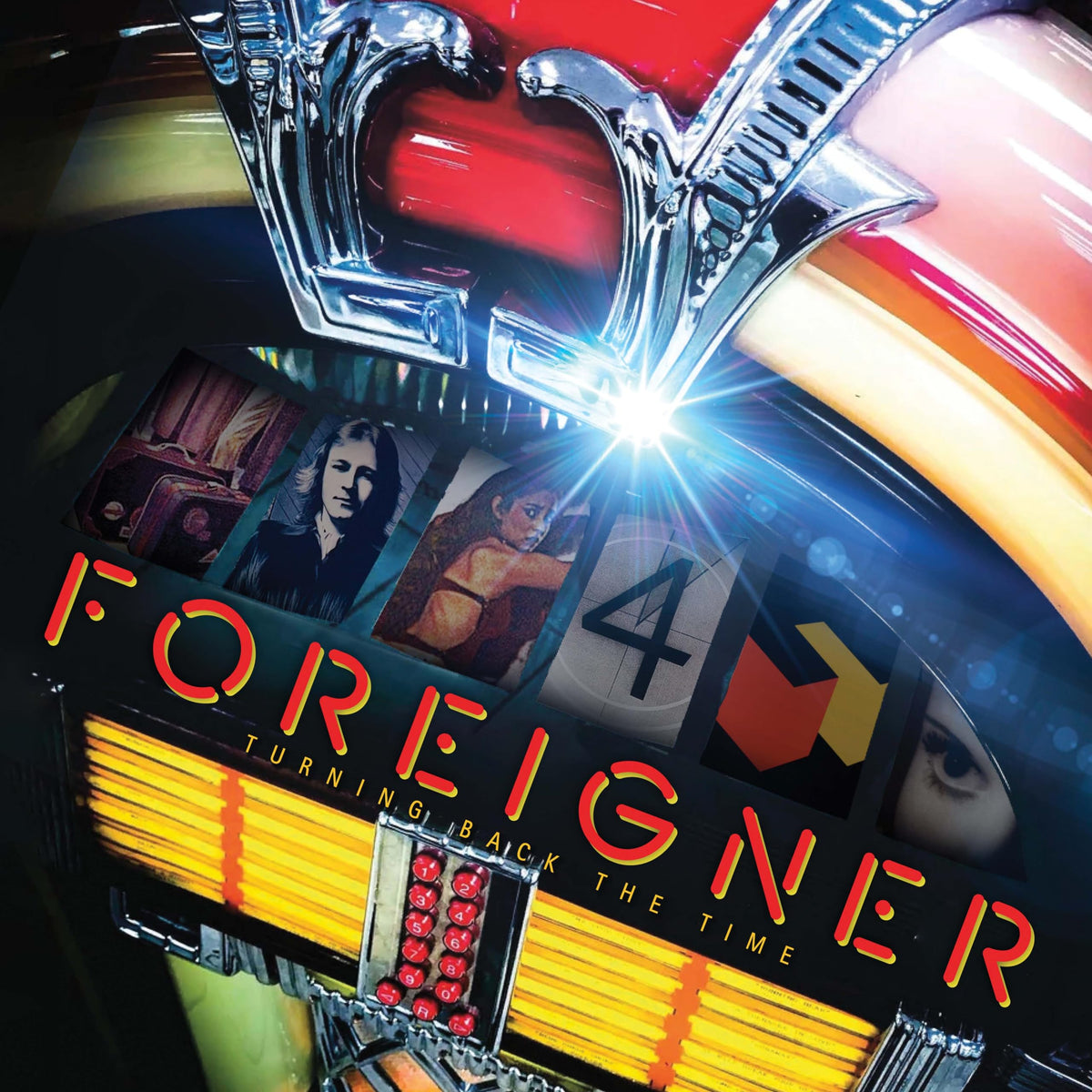 Foreigner – Turning Back The Time (Ultra Clear Vinyl)(2LP)  by Foreigner vinyl record cover
