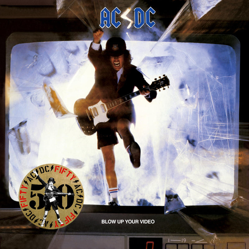 Ac/Dc – Blow Up Your Video (50th Anniversary Gold Vinyl) vinyl record cover