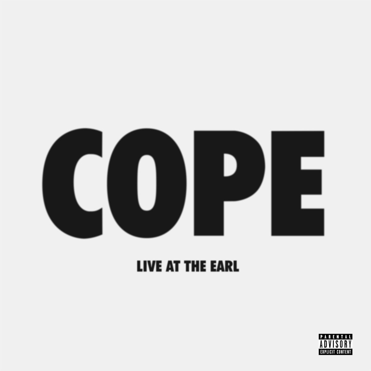 Manchester Orchestra – Cope - Live At The Earl vinyl record cover