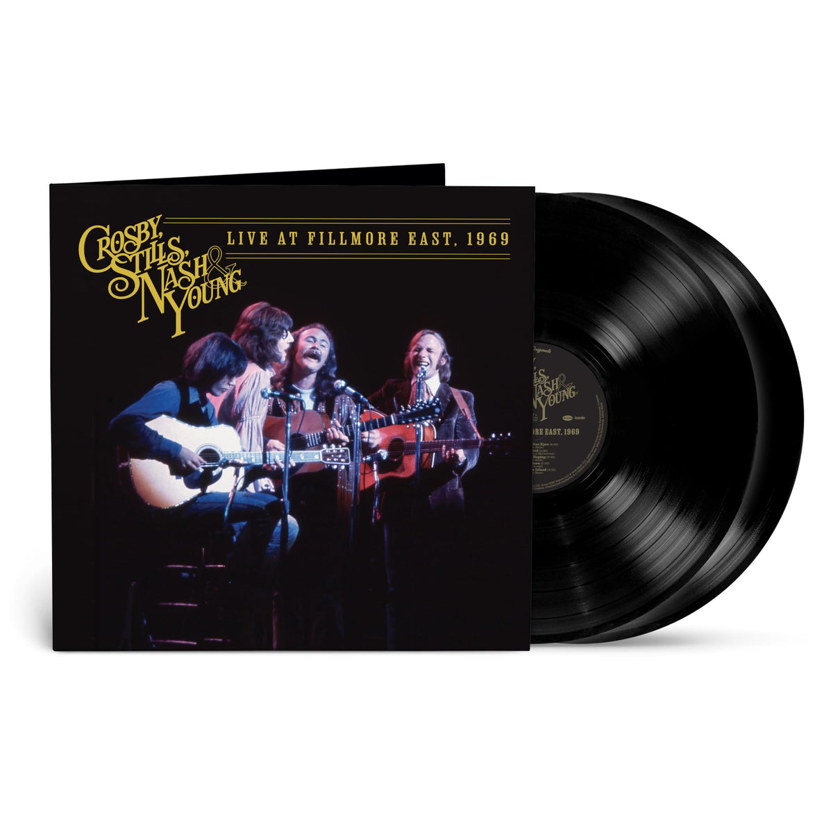 Crosby, Stills, Nash & Young – Live at Fillmore East, 1969 vinyl record cover