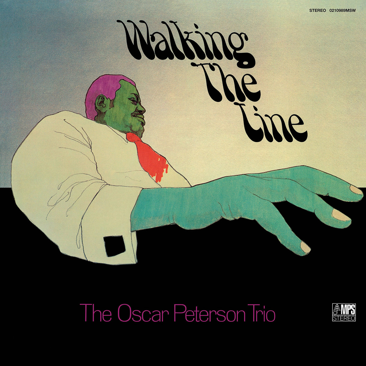 Oscar Peterson Trio – Walking The Line (Coke Bottle Green Vinyl) vinyl record cover