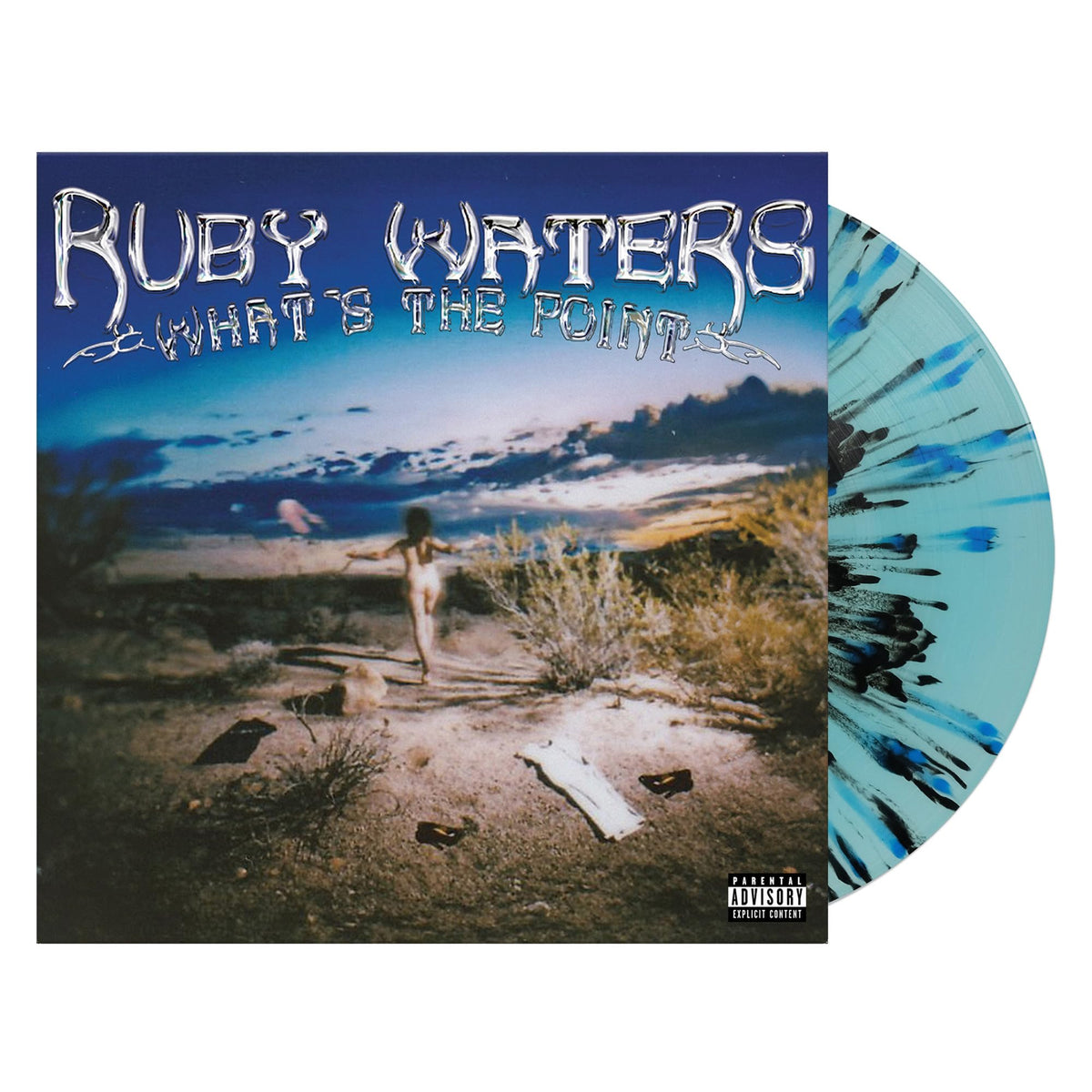 Ruby Waters – What'S The Point (Light Blue Splatter Vinyl) (LP)  by Ruby Waters vinyl record cover