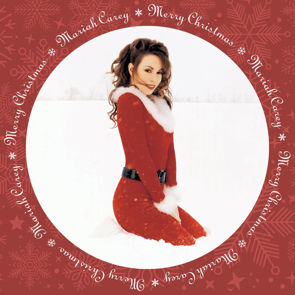 Mariah Carey – Merry Christmas vinyl record cover
