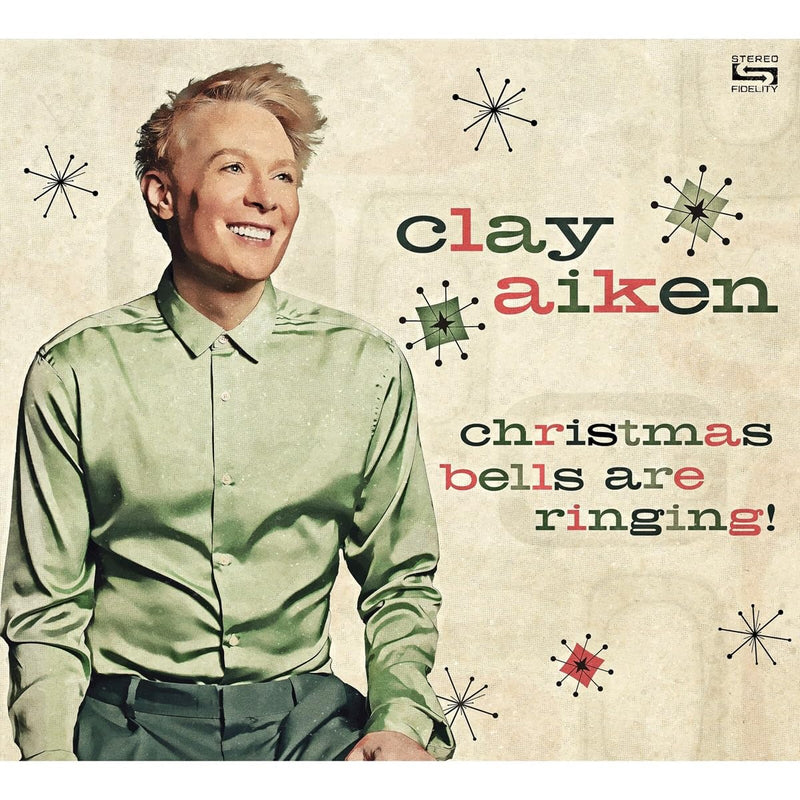 Clay Aiken – Christmas Bells Are Ringing! vinyl record cover