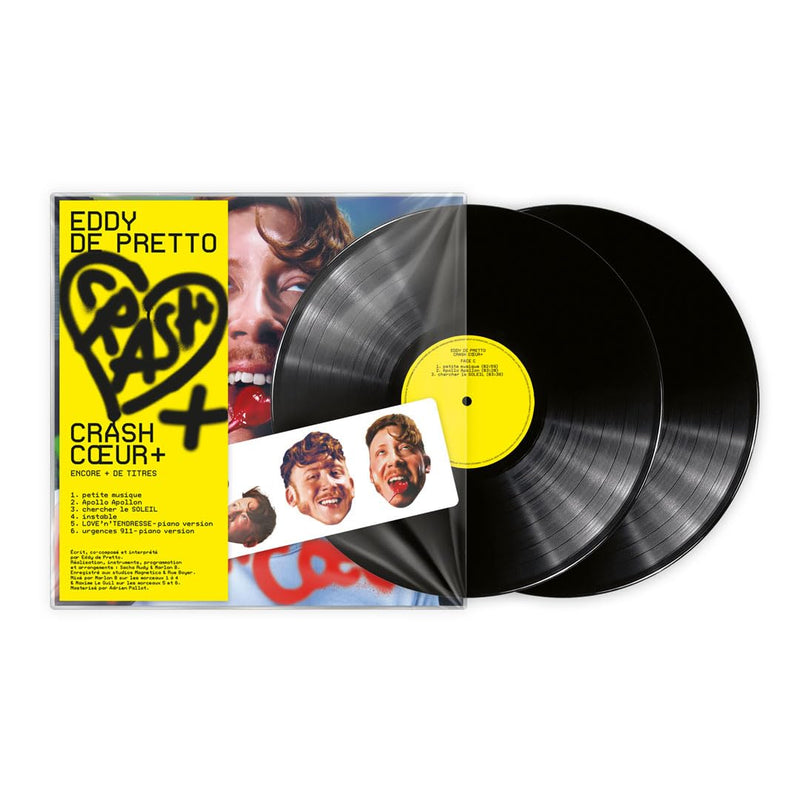Eddy De Pretto – CRASH COEUR (LP)  by EDDY DE PRETTO vinyl record cover